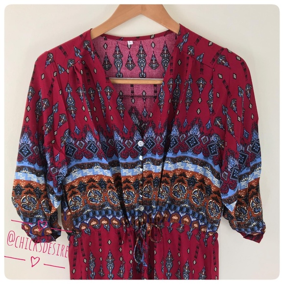 2021 Hot Pick -Boho Long Maxi Floral Dress - Picture 5 of 8